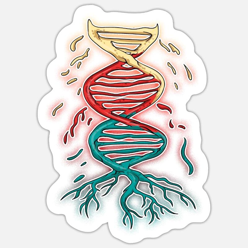 DNA Strand Sequence Biology Sciences Sticker size S (10 x 10 cm)
