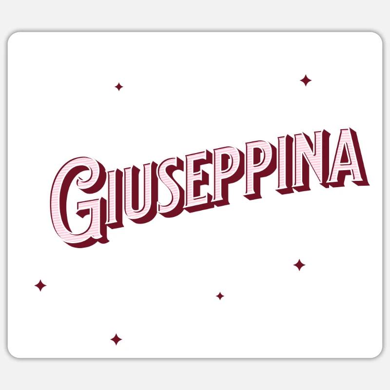 Giuseppina name personalized Sticker size S (10 x 10 cm)