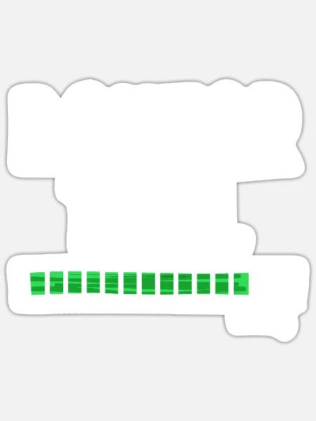 Doktortitel Lädt - Sticker Größe S (10 x 10 cm) - Mattweiß