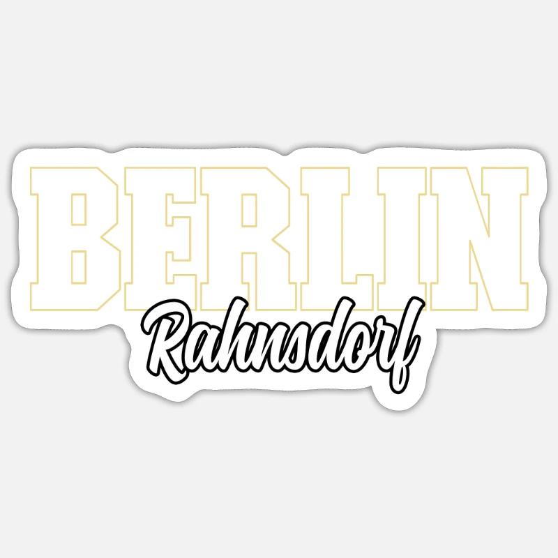 Berlin Rahnsdorf - Sticker Größe S (10 x 10 cm) - Mattweiß