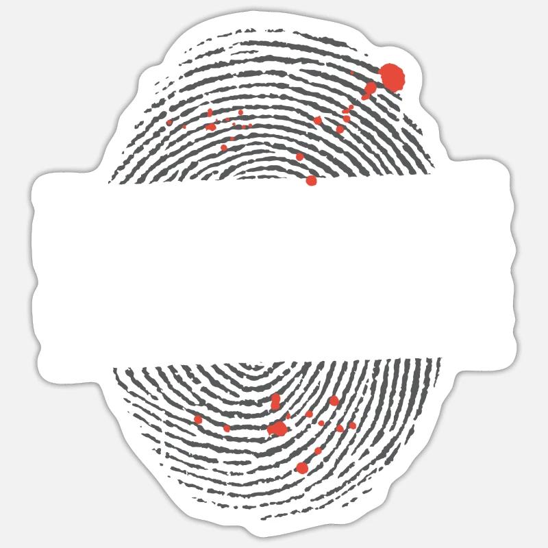 Spurensicherung - Kripo Polizei Kriminaltechnik Sticker Größe S (10 x 10 cm)
