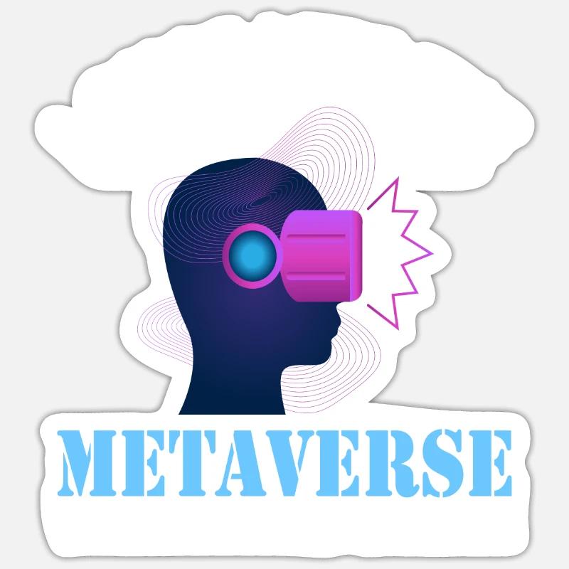 I Once Left The Metaverse Augmented Reality Sticker size S (10 x 10 cm)