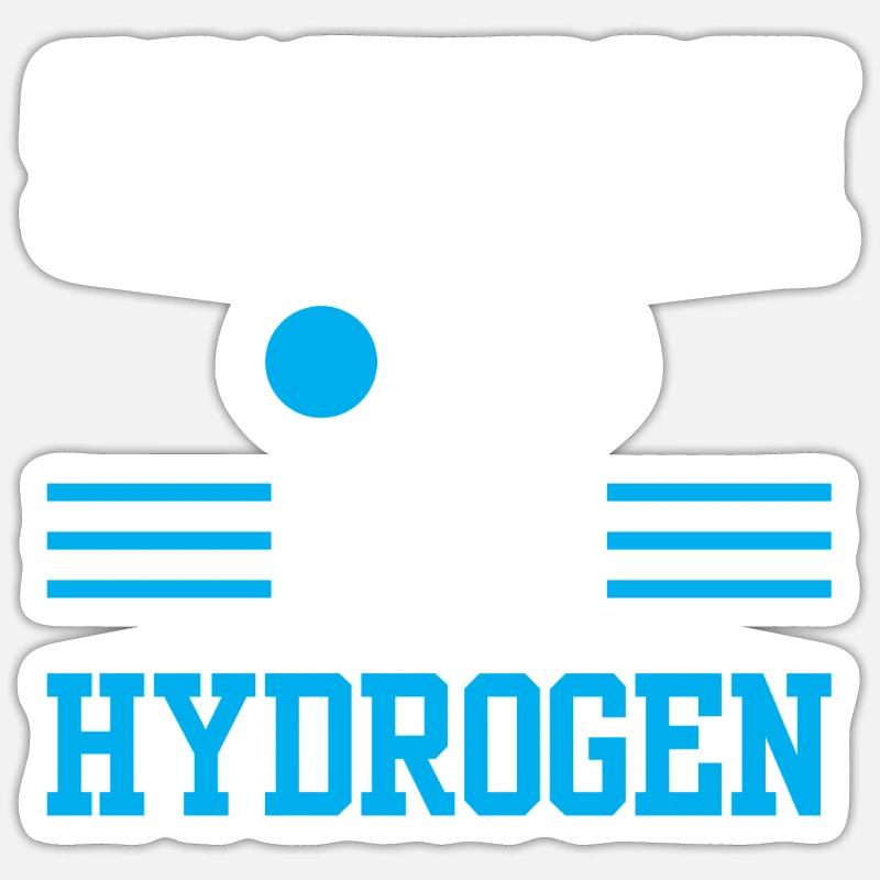 Switching to Hydrogen Element Hydrogen Energy Sticker size S (10 x 10 cm)
