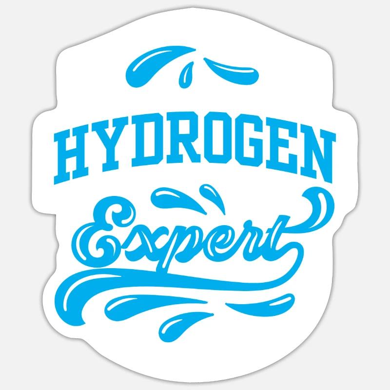 Hydrogen Expert Hydrogen Energy Element Sticker size S (10 x 10 cm)
