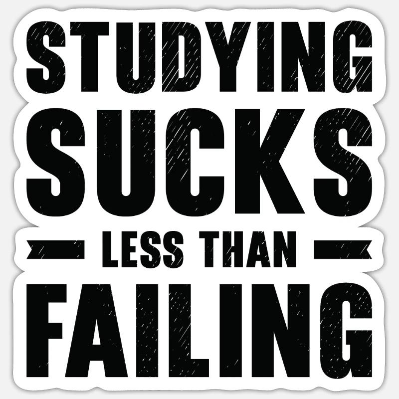 Studying Student Learning Education Lessons Study Sticker size S (10 x 10 cm)