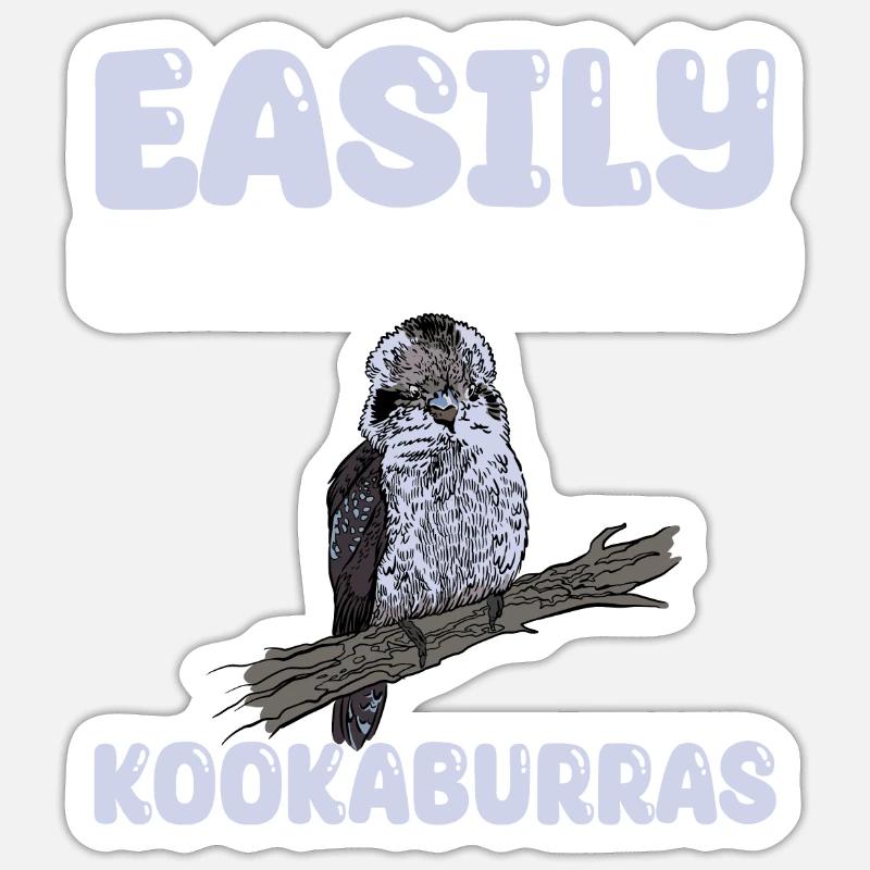 Martin-chasseur géant Sticker taille S (10 x 10 cm)