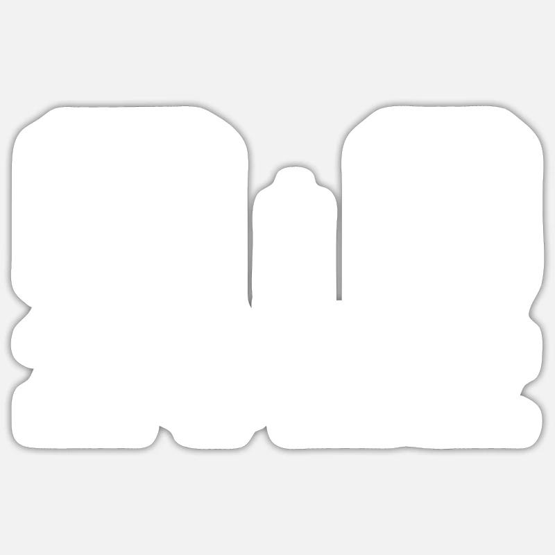Ctrl + Z 2022 pour les ventilateurs d’ordinateur - Sticker taille S (10 x 10 cm) - blanc mat