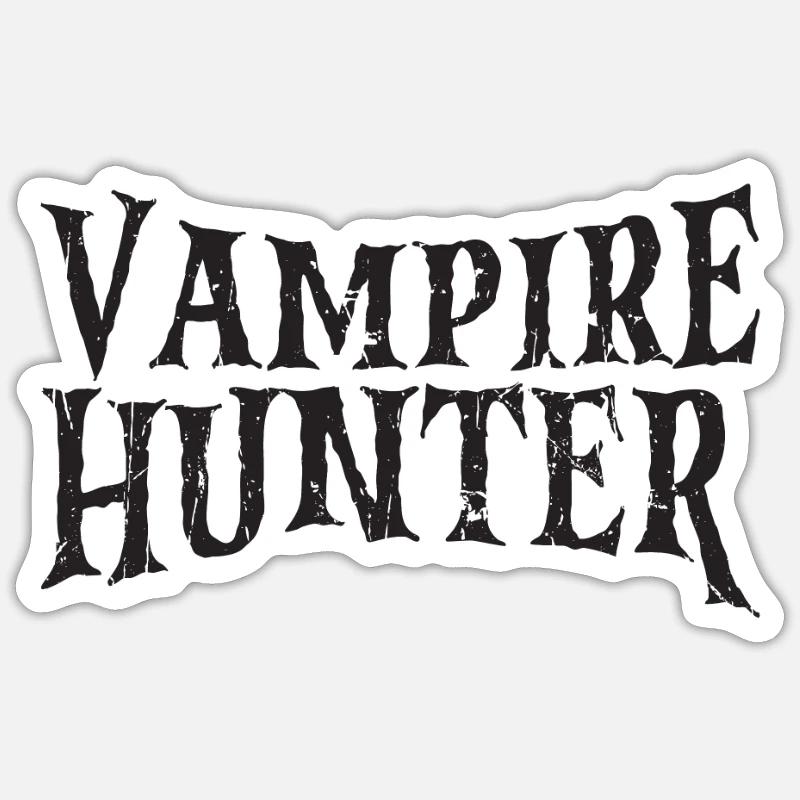 Vampire Hunter - vampiro Sticker formato S (10 x 10 cm)