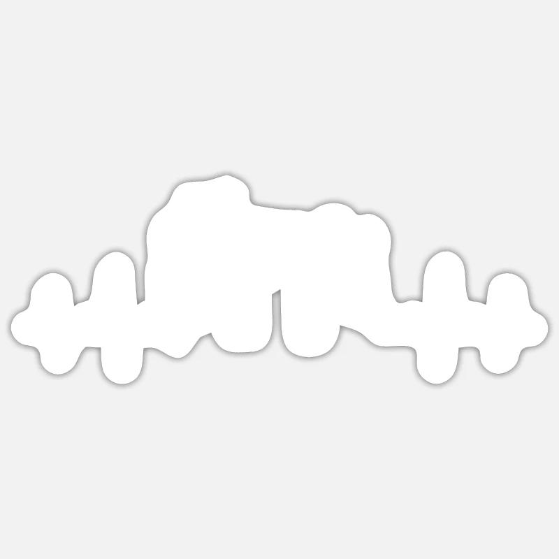 Fechten Sticker Größe S (10 x 10 cm)