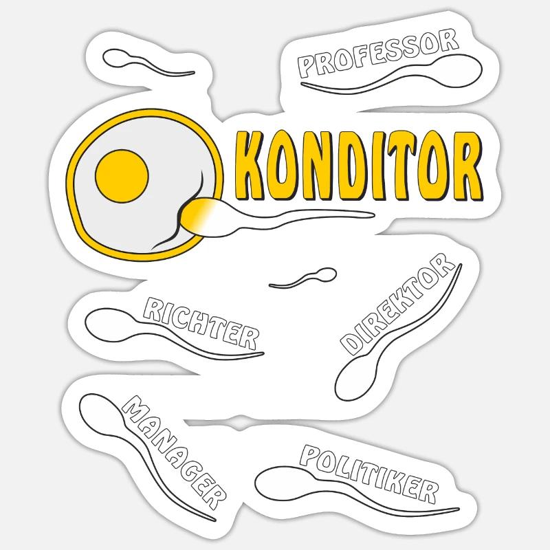 Sticker Größe S (10 x 10 cm) - 