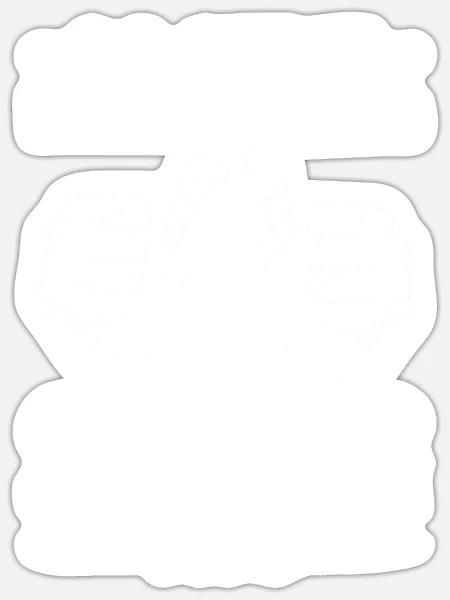 So Sieht ein Richtig Cooler Nachhilfelehrer Aus - Sticker Größe S (10 x 10 cm) - Mattweiß