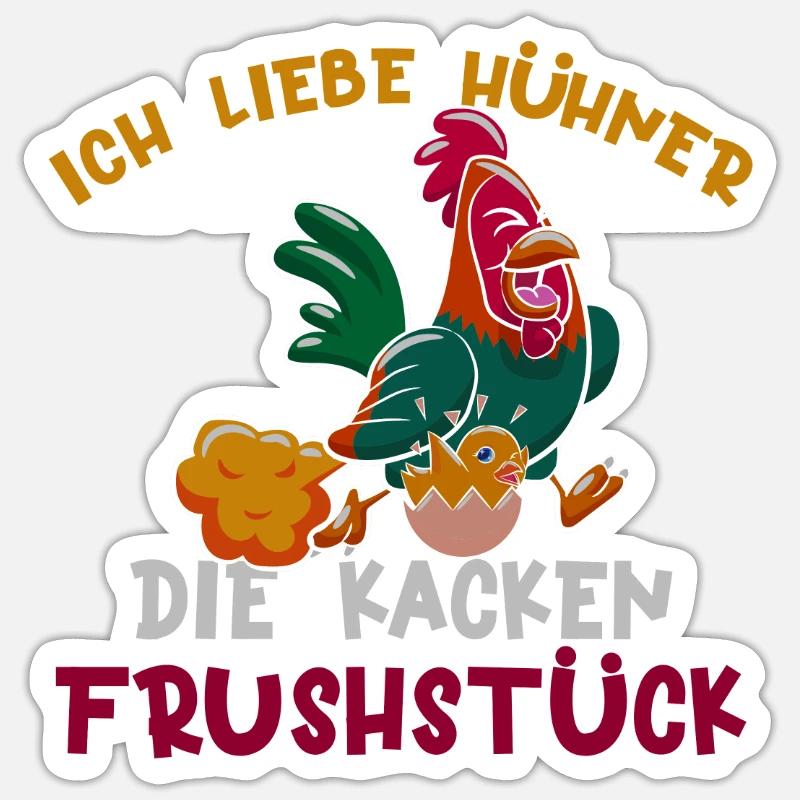 Sticker Größe S (10 x 10 cm) - 