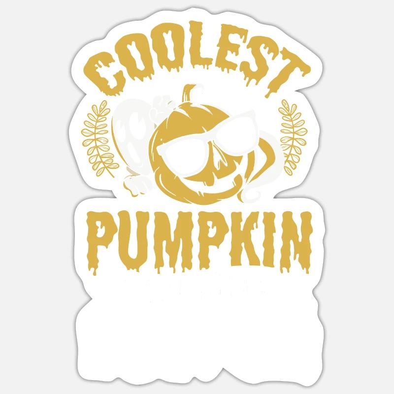 Citrouille la plus cool dans la conception du patch - Mignon Sticker taille S (10 x 10 cm)