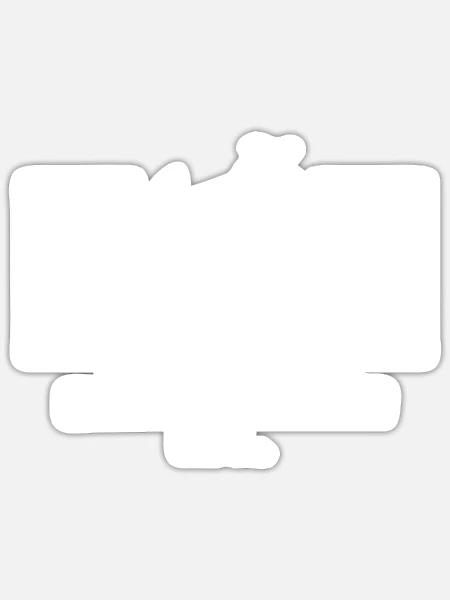 Pilot in Ausbildung Lädt Flugzeug Luftfahrt - Sticker Größe S (10 x 10 cm) - Mattweiß