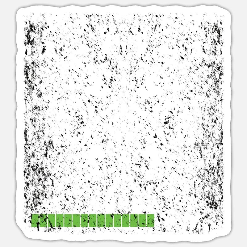 Bauherren geschenk - Bauherr 2023 Loading - Sticker Größe S (10 x 10 cm) - Mattweiß