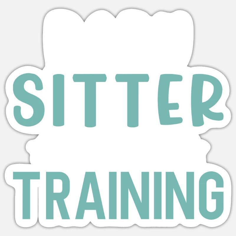 Babysitter Geschenk Babysitting Bester Babysitter Sticker Größe S (10 x 10 cm)