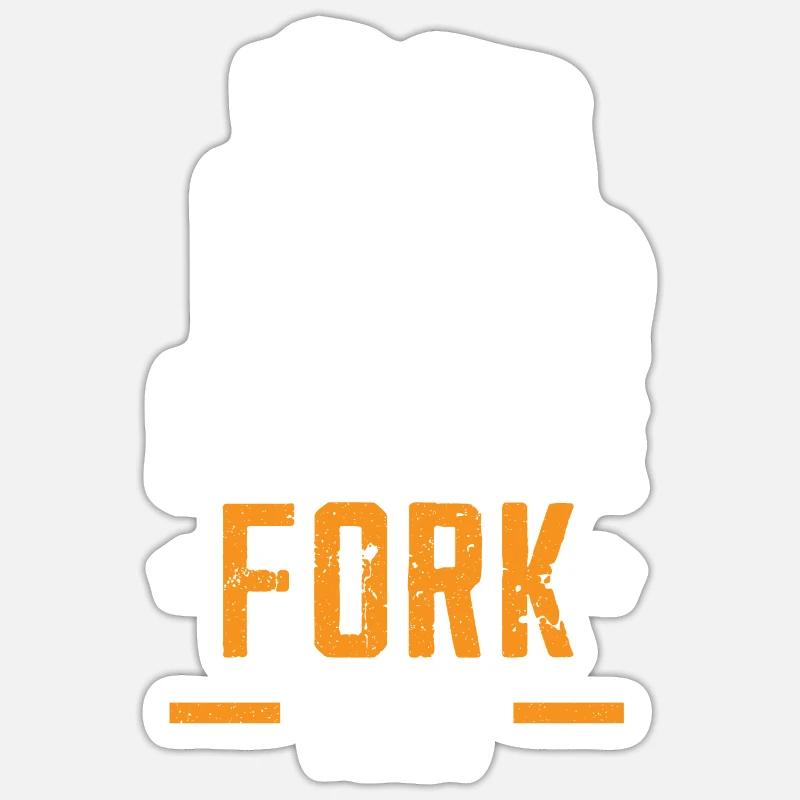 Been there fork that stapler operator warehouse Sticker Größe S (10 x 10 cm)