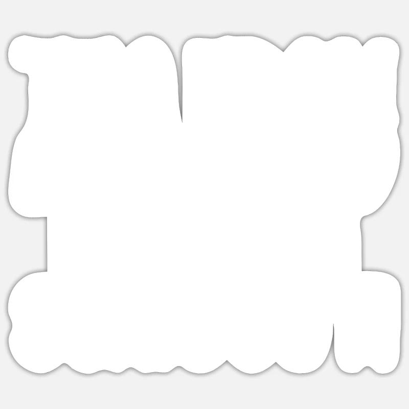 Teetrinker Teeliebhaber Geschenk Tee - Sticker Größe S (10 x 10 cm) - Mattweiß