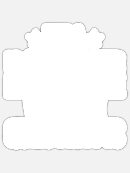 Teetrinker Teeliebhaber Geschenk Tee - Sticker Größe S (10 x 10 cm) - Mattweiß