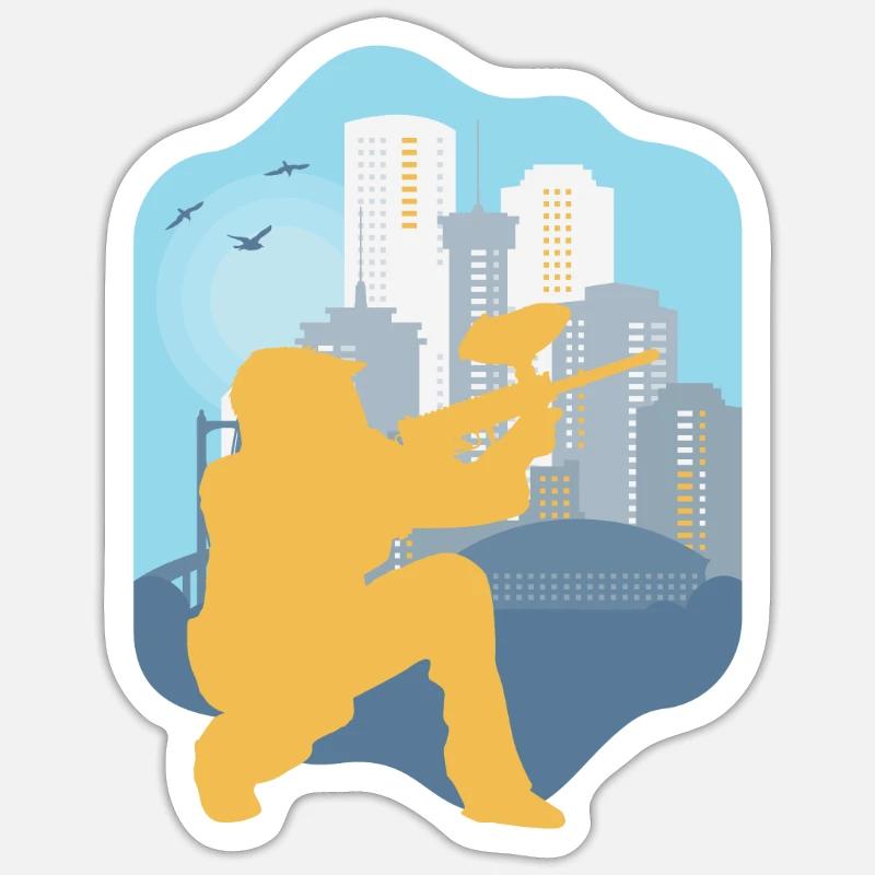 Sticker Größe S (10 x 10 cm) - 