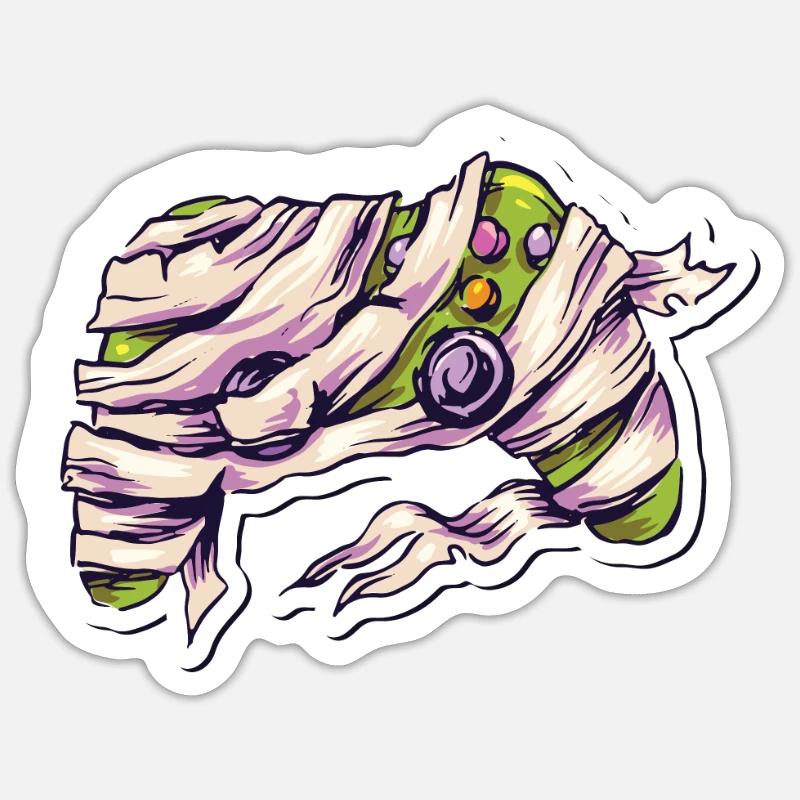 Maman Joystick Controller Gamer Sticker taille S (10 x 10 cm)