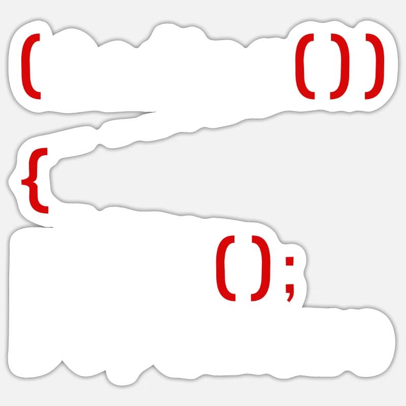 Drôle de codage est mon codeur de dopamine Sticker taille S (10 x 10 cm)