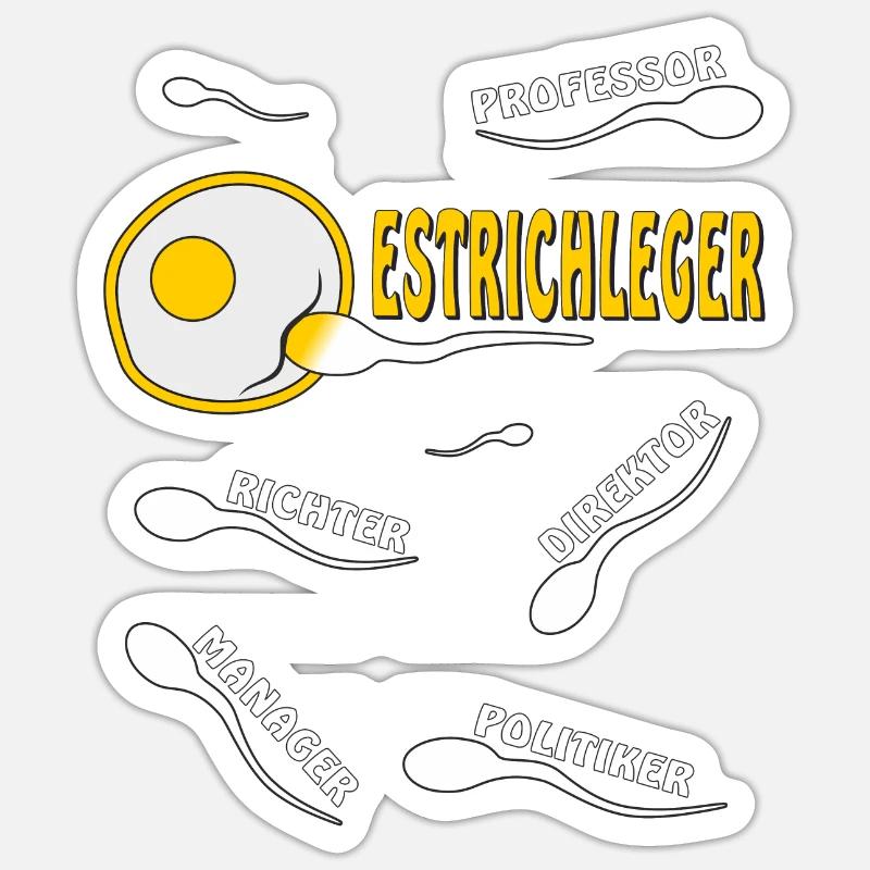 Sticker Größe S (10 x 10 cm) - 