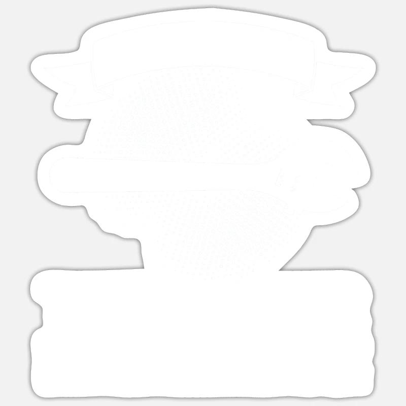 Techniker Bier Technik Geschenk - Sticker Größe S (10 x 10 cm) - Mattweiß