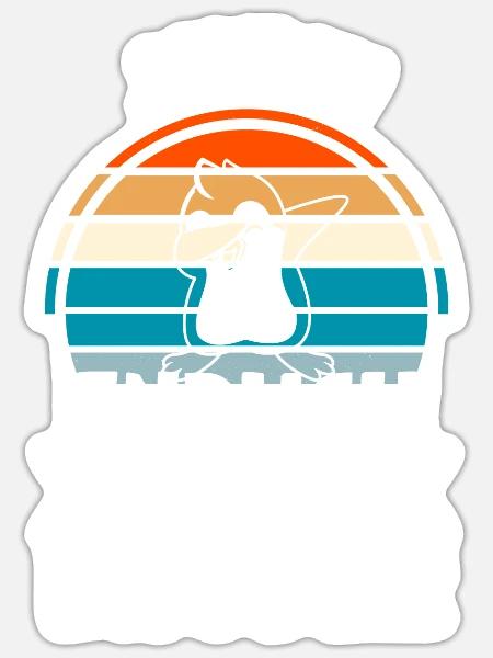 Großer Bruder Pinguin Grosser Bruder Geschenk - Sticker Größe S (10 x 10 cm) - Mattweiß