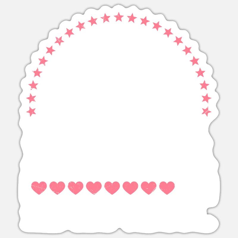 Mama 2023 loading Mutter schwanger Mädchen Mama Sticker Größe S (10 x 10 cm)