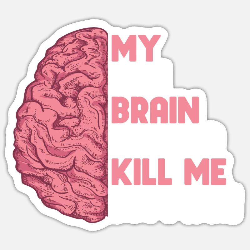 Schlaganfall Survivor Schlaganfall Bewusstsein Sticker Größe S (10 x 10 cm)