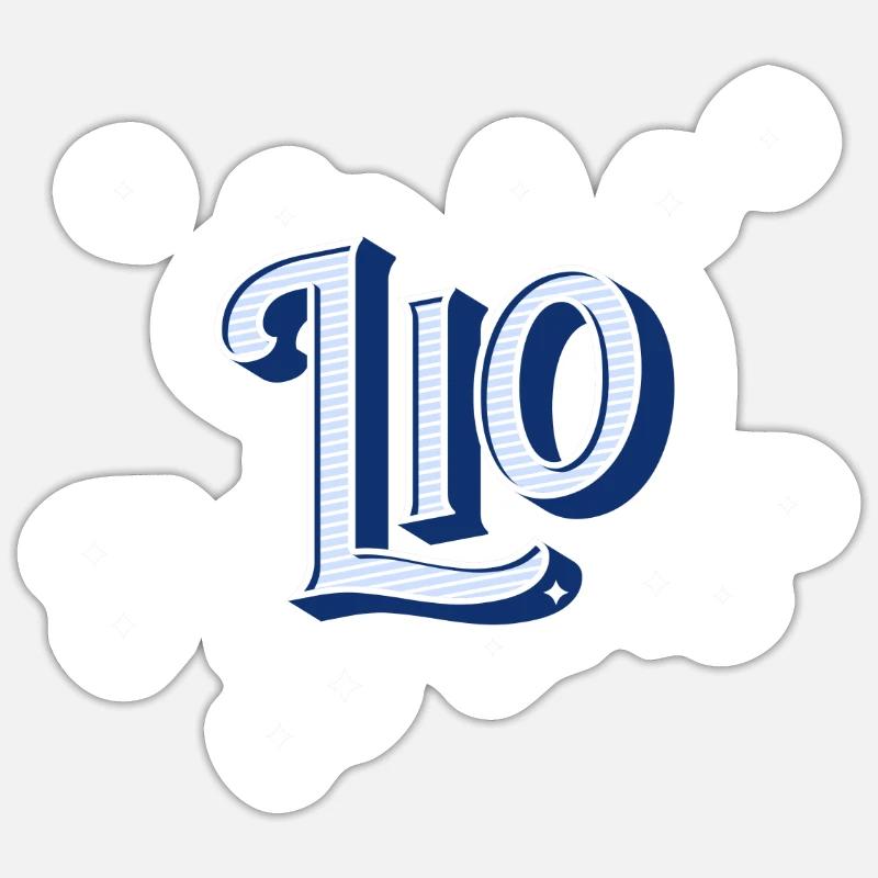 Lio name personalized Sticker size S (10 x 10 cm)