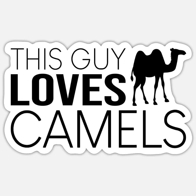Typ Kamel Spruch Sticker Größe S (10 x 10 cm)