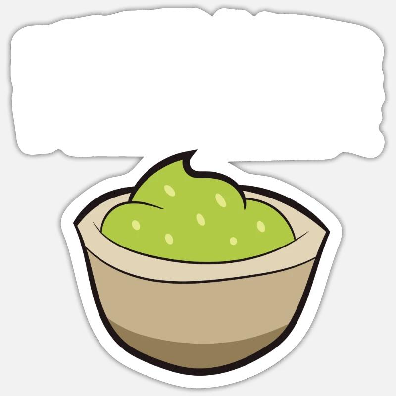 Everything Is Better With Guacamole Sticker size S (10 x 10 cm)