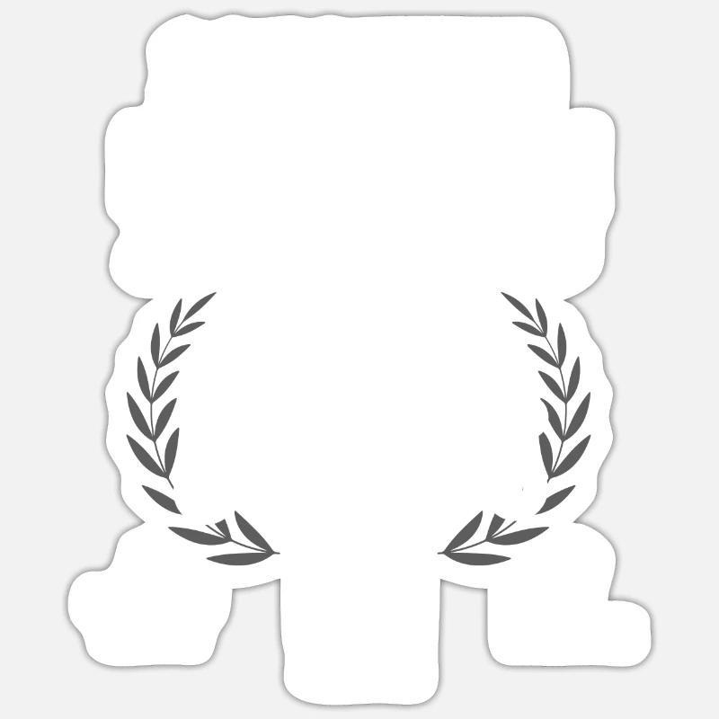 Schonend Behandeln 60 Jahre Geschenk 60 Geburtstag - Sticker Größe S (10 x 10 cm) - Mattweiß