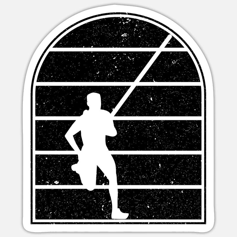 Saut à la perche Sticker taille S (10 x 10 cm)