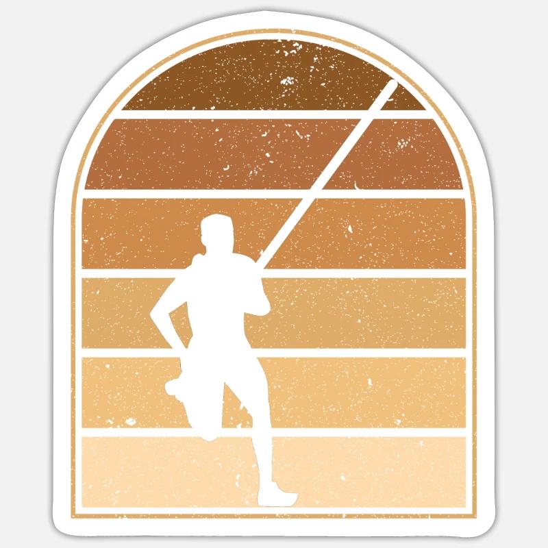Pole vaulter Sticker size S (10 x 10 cm)