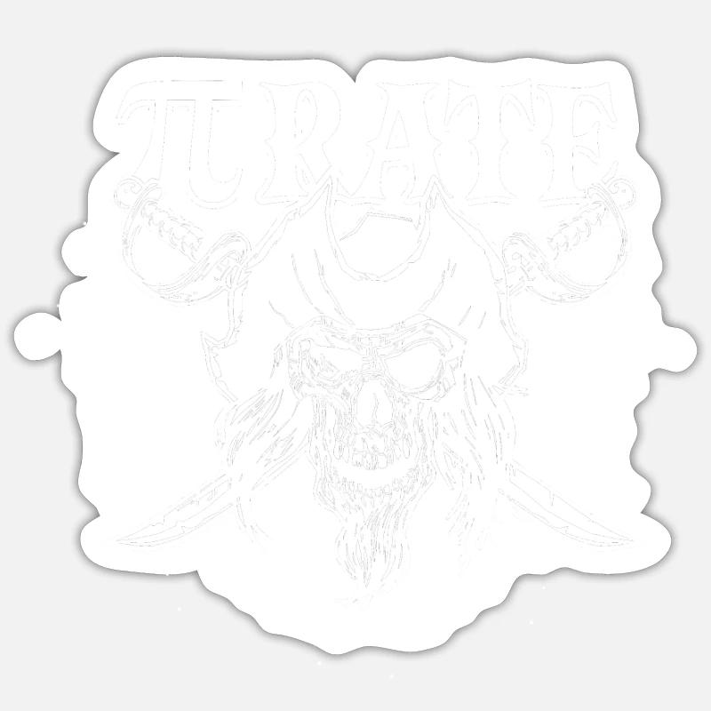 PiRate - Pi Rate Sticker Größe S (10 x 10 cm)