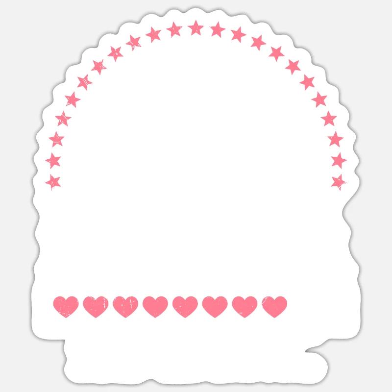 Mama 2023 loading Mutter schwanger Mädchen Mama Sticker Größe S (10 x 10 cm)