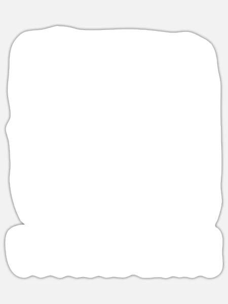 Wandern - Sticker Größe S (10 x 10 cm) - Mattweiß
