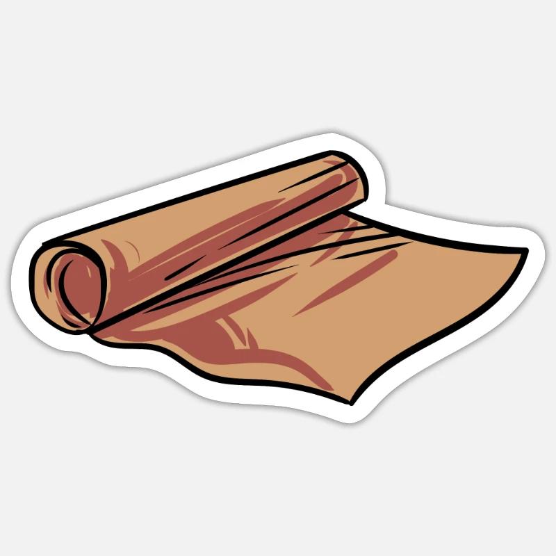 Pergamentpapier - Sticker Größe S (10 x 10 cm) - Mattweiß