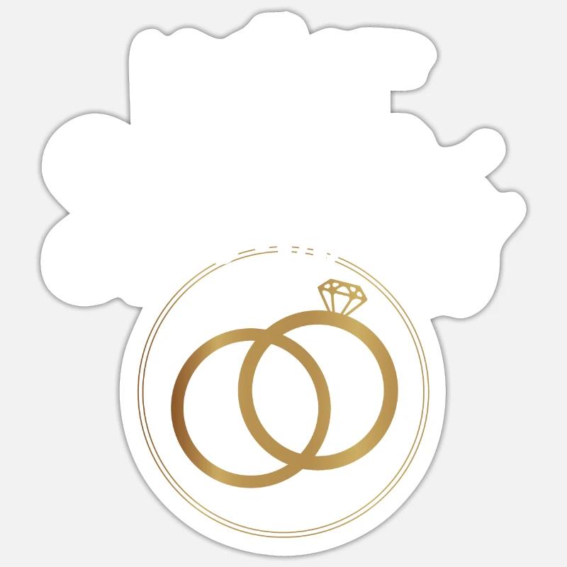 Bride Security Wedding Sticker size S (10 x 10 cm)