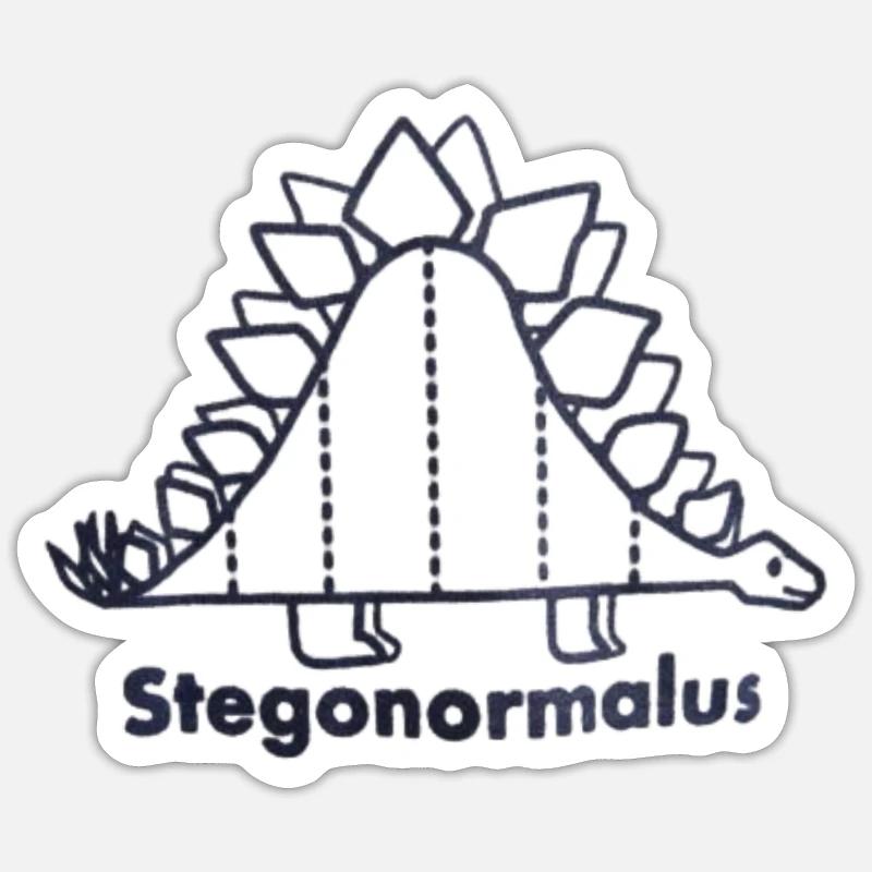 Normal Distribution Statistician Data Scientist - Sticker Größe S (10 x 10 cm) - Mattweiß