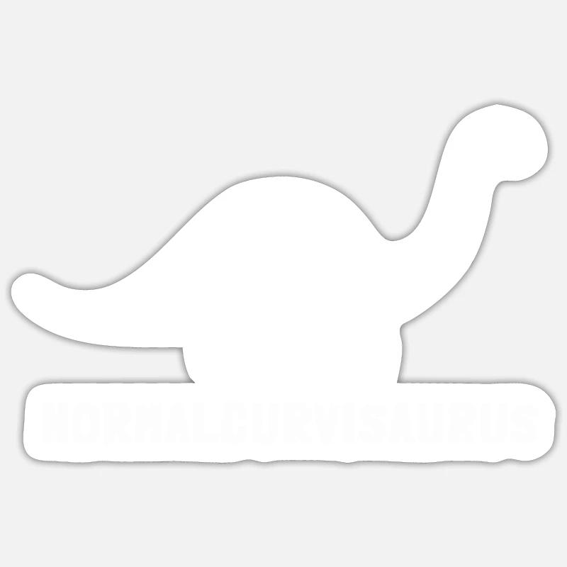 Normal Distribution Statistician Data Scientist - Sticker Größe S (10 x 10 cm) - Mattweiß