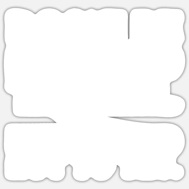 Don't be afraid to fail. Be afraid not to try Sticker Größe S (10 x 10 cm)