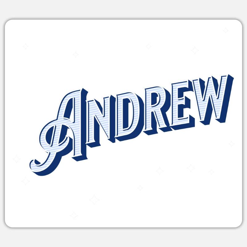 Andrew Name Personalized Sticker size S (10 x 10 cm)