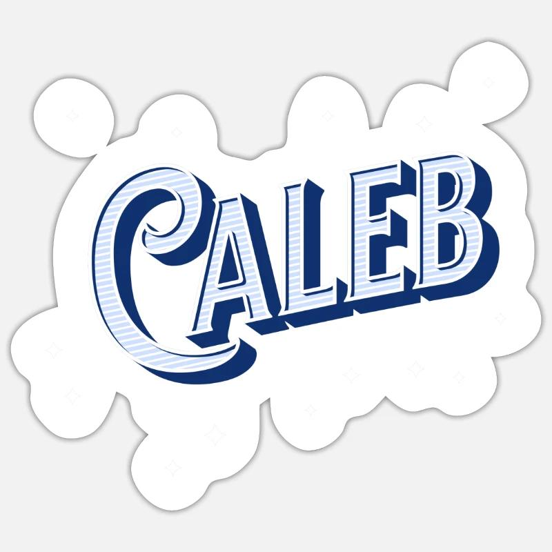 Caleb name personalized Sticker size S (10 x 10 cm)