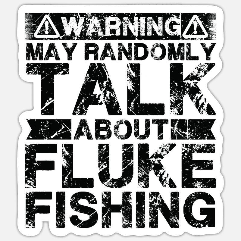 Fishing - Random Fish Sticker size S (10 x 10 cm)