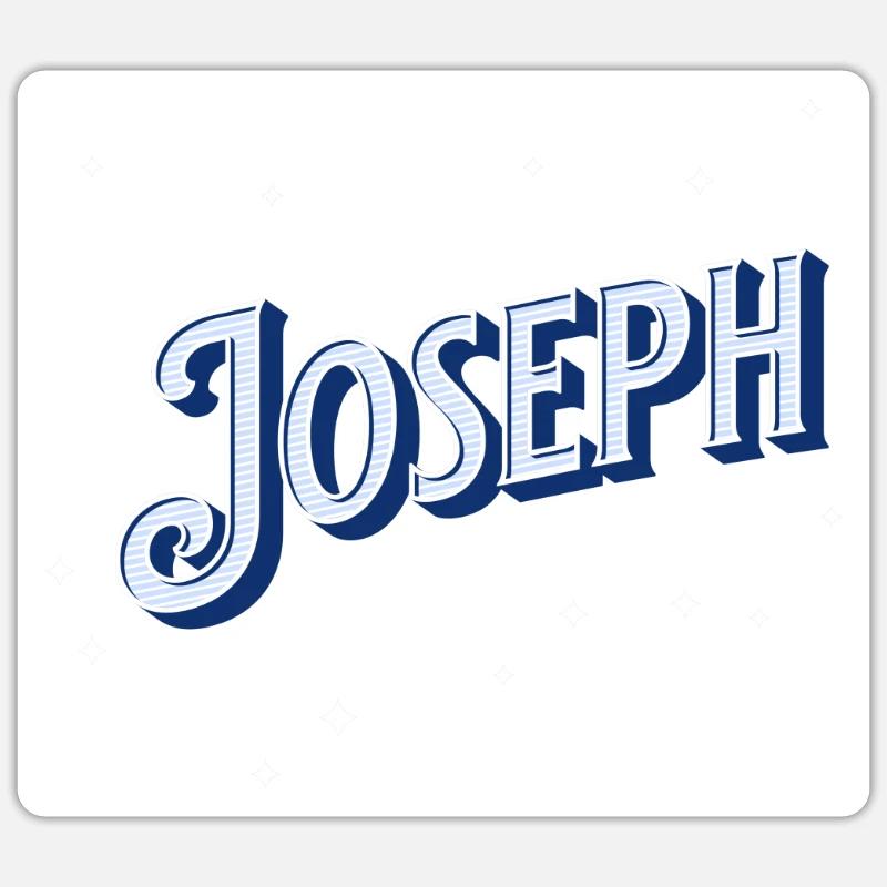 Joseph names personalized Sticker size S (10 x 10 cm)