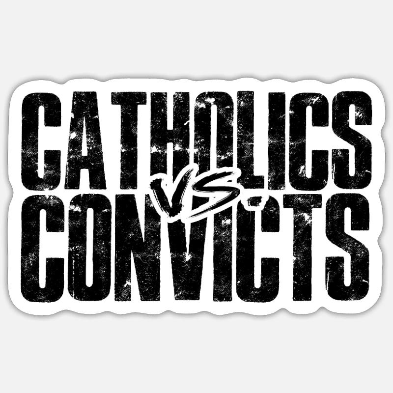 Katholiken vs Sträflinge - Samariter Sticker Größe S (10 x 10 cm)